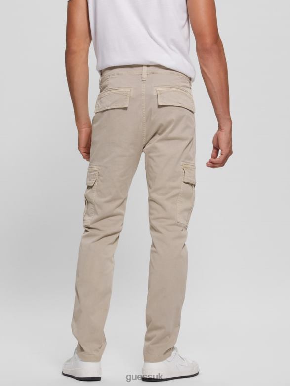 GUESS Men Lonta Classic Cargo Pants Pasadena Stone Multi Apparel V28V63968