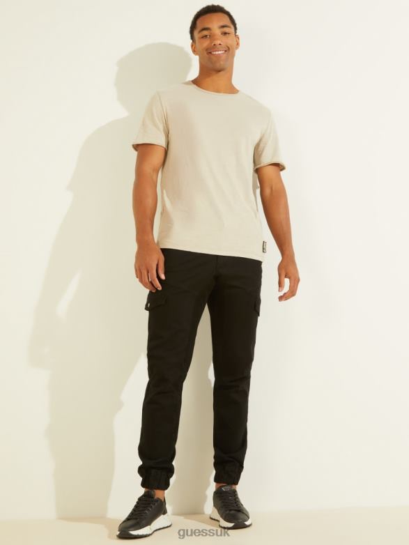 GUESS Men Dustin Tee Pasadena Stone Apparel V28V64079