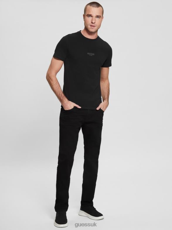 GUESS Men Eco Aidy Tee Black Apparel V28V64082