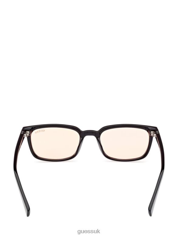 GUESS Unisex Originals Rectangle Sunglasses Black Accessory V28V63740