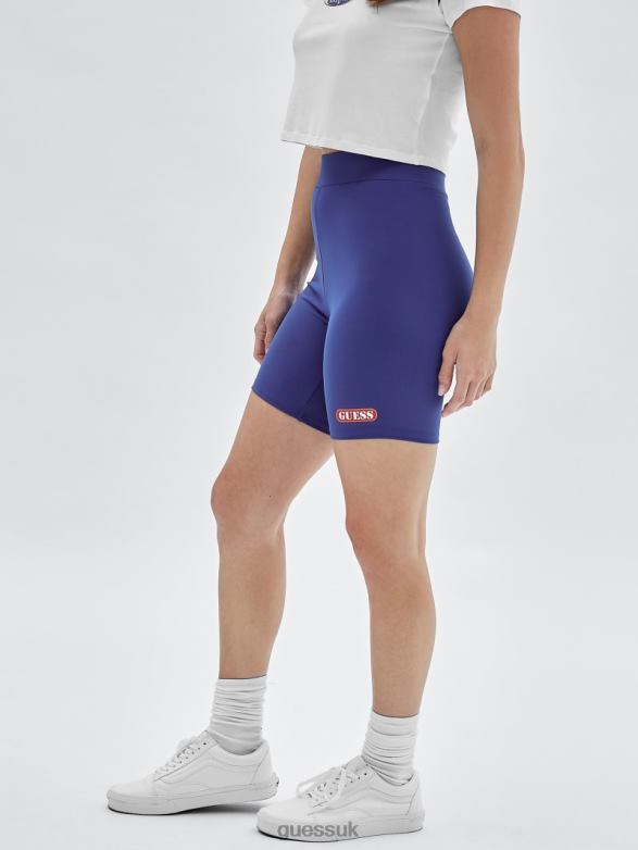 GUESS Unisex Originals Biker Shorts Surfing Blue Apparel V28V62079