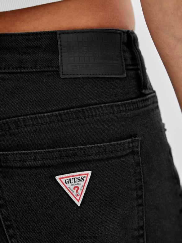 GUESS Unisex Originals Kit Bootcut Jeans Go Hyde Blk Wash Apparel V28V6172