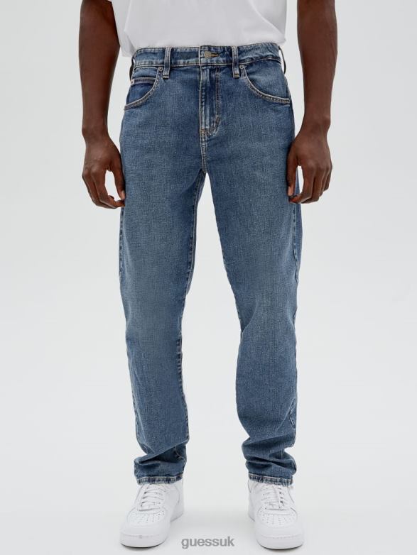 GUESS Unisex Originals Kit Straight Jeans Go Coltrane Medium Wash Apparel V28V64048