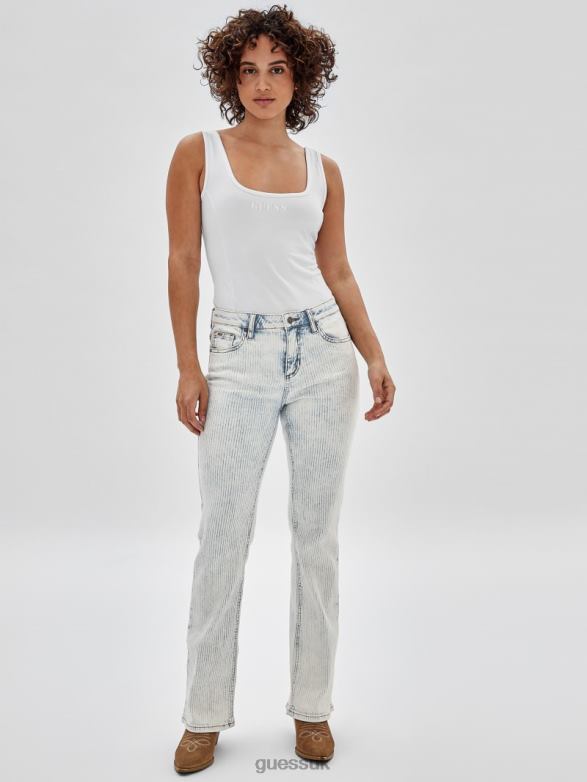 GUESS Unisex Originals Bodysuit Pure White Apparel V28V61384
