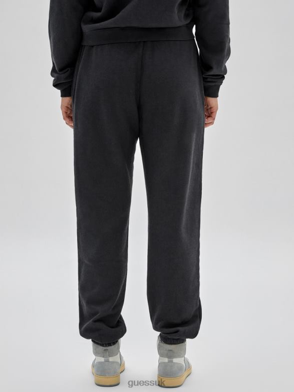 GUESS Unisex Originals Classic Logo Joggers Jet Black Multi Apparel V28V62475