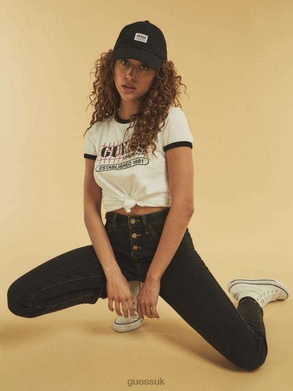 GUESS Unisex Originals Dad Hat Black Apparel V28V63809