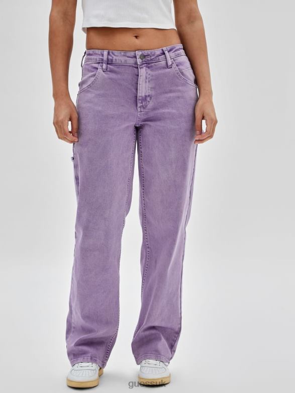 GUESS Unisex Originals Kit Carpenter Jeans Go Iris Wash Apparel V28V6123