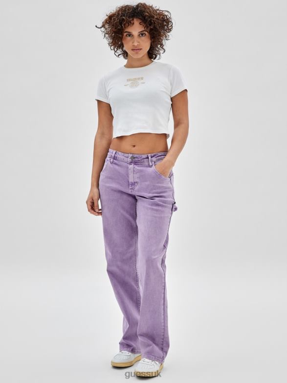 GUESS Unisex Originals Kit Carpenter Jeans Go Iris Wash Apparel V28V6123
