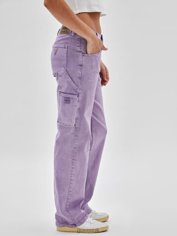 GUESS Unisex Originals Kit Carpenter Jeans Go Iris Wash Apparel V28V6123