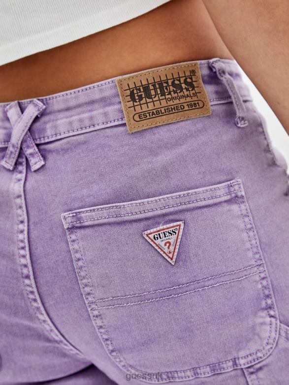 GUESS Unisex Originals Kit Carpenter Jeans Go Iris Wash Apparel V28V6123