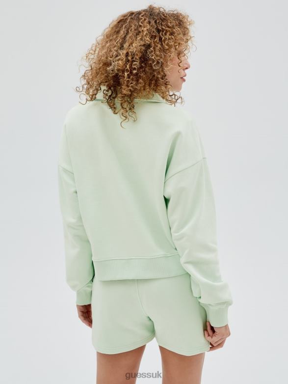 GUESS Unisex Originals Polo Shirt Soft Jade Apparel V28V61372