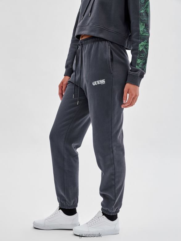 GUESS Unisex Originals x Batman Joggers Jet Black Multi Apparel V28V62479