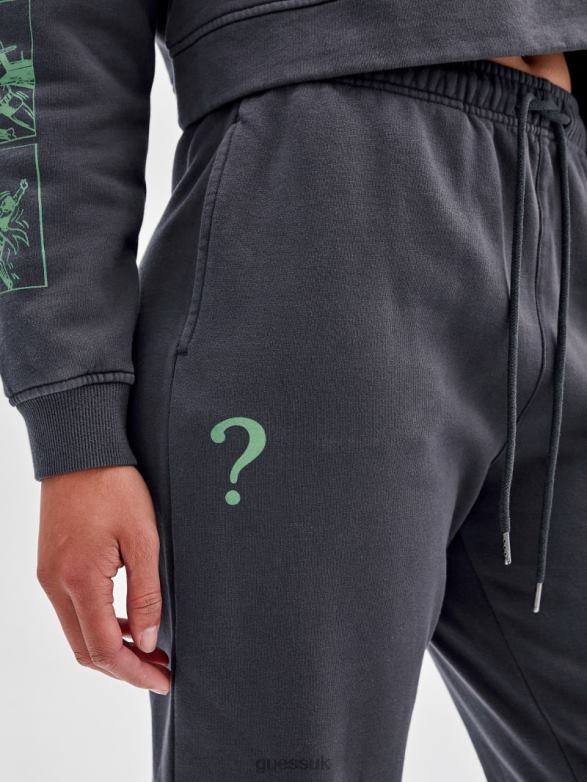GUESS Unisex Originals x Batman Joggers Jet Black Multi Apparel V28V62479