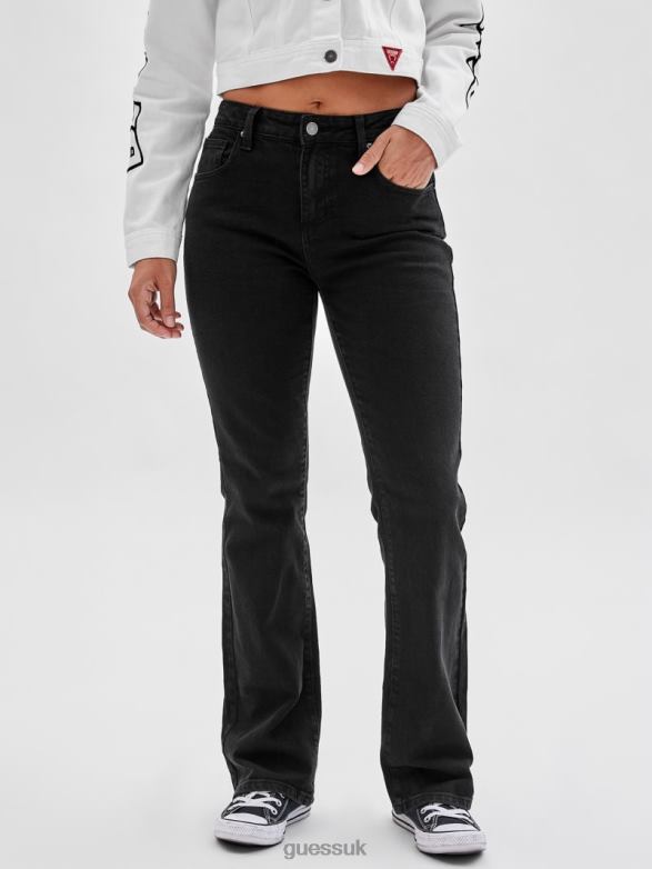 GUESS Unisex Originals x Betty Boop Bootcut Jeans Black Apparel V28V6158