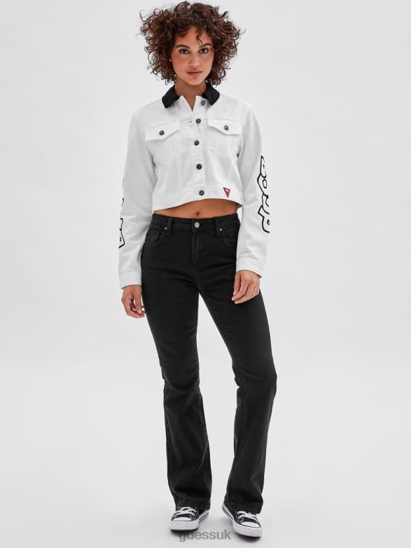GUESS Unisex Originals x Betty Boop Bootcut Jeans Black Apparel V28V6158