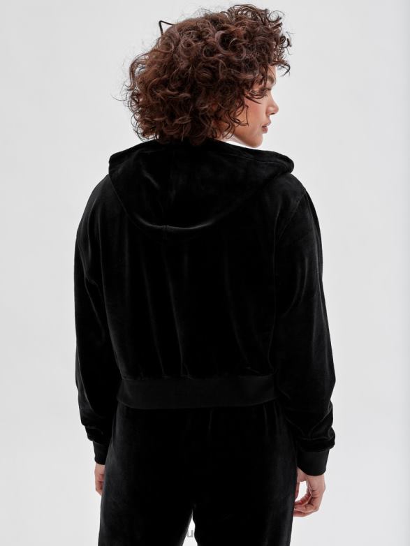 GUESS Unisex Originals x Betty Boop Velour Jacket Black Apparel V28V61836