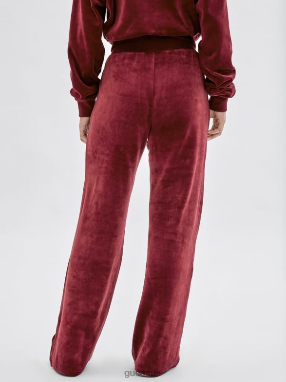 GUESS Unisex Originals x Betty Boop Velour Pants Vino Apparel V28V62478