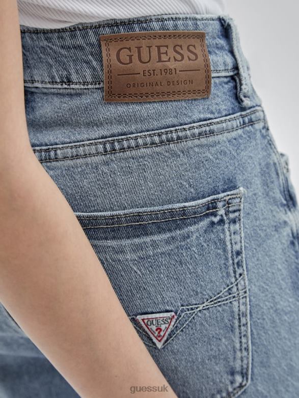 GUESS Unisex Originals x Homeboy Upcycled Paneled Jeans Upcycled Denim Multi Apparel V28V6157
