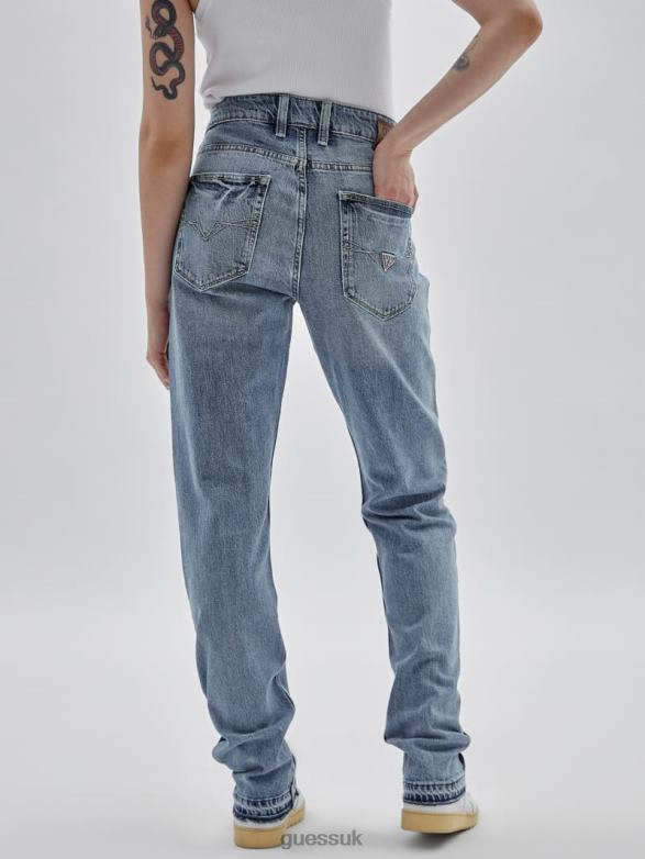 GUESS Unisex Originals x Homeboy Upcycled Paneled Jeans Upcycled Denim Multi Apparel V28V6157